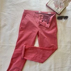 Gap Girlfriend Twill Stripe Chinos